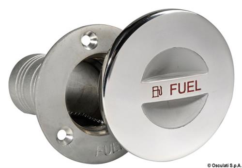Tappo inox a filo Fuel 38 mm